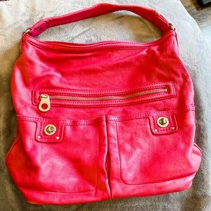 Marc by Marc Jacobs Hot Pink Leather Hobo Bag